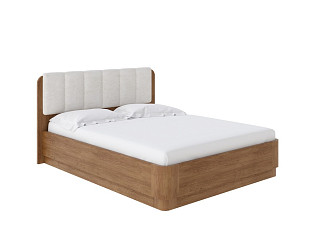 Кровать Орматек Wood Home 2 с подъемным механизмом (Ткань: Велюр Антик (сосна) с брашированием/Лофти Лён) 200x220