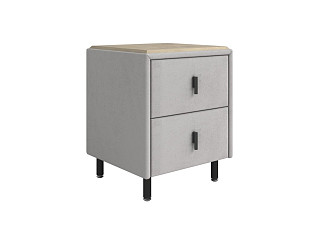 Тумба Орматек Sofix (Велюр/ЛДСП Ultra Серый камень/Бунратти) 45x45