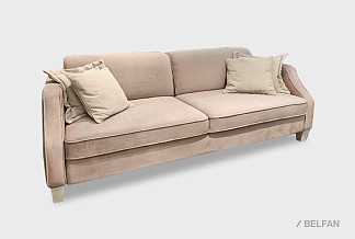 "Габриса" диван 3-х местный; раскл.; 3М; "Тик-так" (1450х2100); слоновая кость; Tiffany 14 (38538)+Fellini 03 (38766)+Fellini 03 (38766) (гр.1/МТХ)