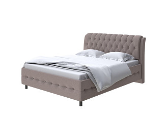 Кровать Орматек Como (Veda) 4 (Ткань: Велюр Scandi Cotton 24 Капучино) 200x200