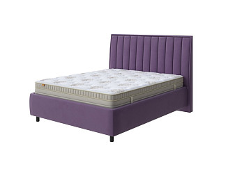 Кровать Majesty с ПМ + Матрас Millenium (Ткань: Микрофибра Diva Вечерний ирис) 180x200