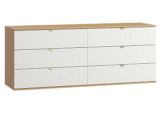 Комод Монблан-4 Lunge Milk Oak