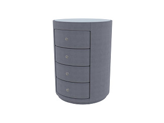 Тумба Verda Classic (Ткань: Микровелюр Marino 30 Графит) 51x53