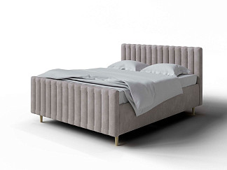 Кровать Орматек Madison с бельевым ящиком (Ткань: Микровелюр Laska 04 Утренняя роса) 200x220