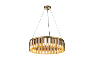 Подвесная люстра Slang (золото) D590*H160/1360 30*G9LED*2W
