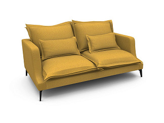 Орматек Mores 2-х местный Soft (Ткань: Шенилл Canvas yellow) 104x186
