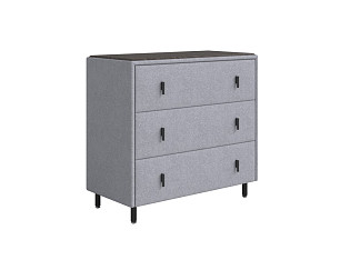 Комод Орматек Sofix (Рогожка/ЛДСП Nice Серебряный/Дуб Кантербери) 92x46