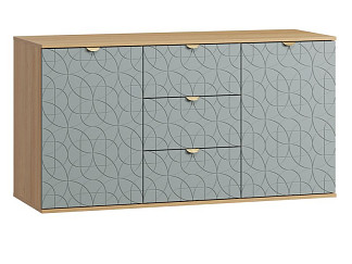 Тумба Монблан-2 Lunge Mentol Oak