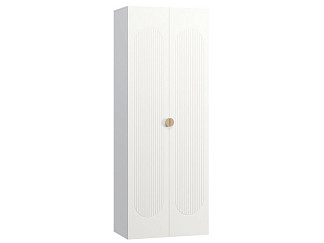 Распашной шкаф Луми 2-90x242 Белый
