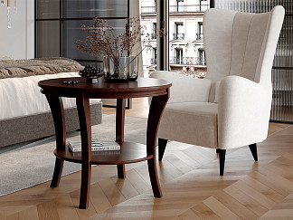 Журнальный стол Verda (Массив (береза) Мокко (береза)) 80x80