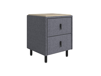 Тумба Орматек Sofix (Рогожка/ЛДСП Nice Серый/Бунратти) 45x45