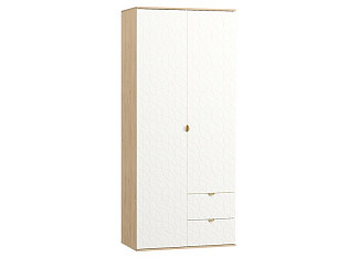 Распашной шкаф Монблан-2 Lunge Milk