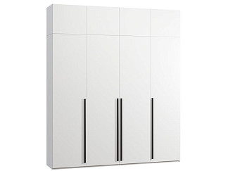 Распашной шкаф Кимбол 4.1-240x280 Белый