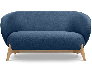 Диван прямой Тилар Textile Navy Blue