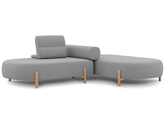 Диван модульный Альди-2 Bucle Grafit