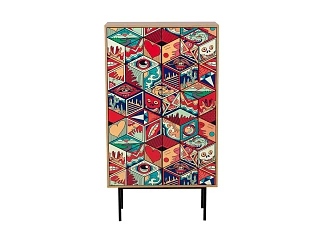 Шкаф 2-дверный Boho Color