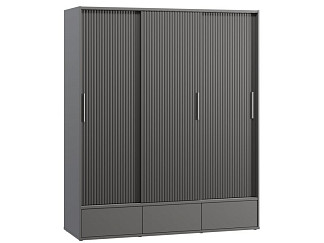 Шкаф-купе Беррингтон 3.1-177x220 Графитовый