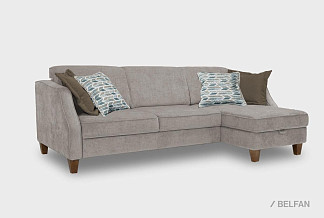 "Gabrisa" диван с оттоманкой; раскл.; 2ML.8MR; "Тик-так" (1450х2300); дуб рустикаль с патиной; 31034(1)+514(1)+31595(1) (гр.3)