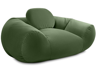 Пуф Тут Рядом Красавчик Велюр Оливковый