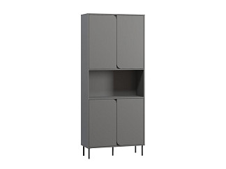Стеллаж Блест 2-89x210 Графитовый