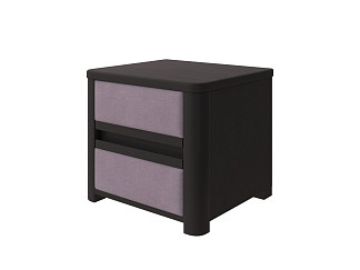 Тумба Орматек Wood Soft (Ткань: Рогожка Венге (сосна) с брашированием/Тетра Слива) 45x40