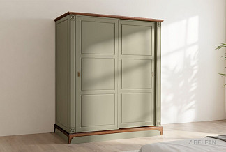 Шкаф-купе 2-х дверный «Бриансон»; корсика+дуб