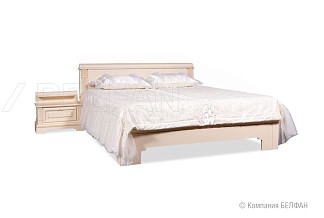 Кровать "Престиж"; без основания, без матраса; ГМ 5981-03; (1800x2000); крем с патиной