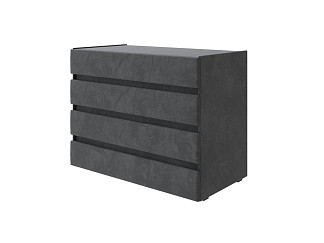 Комод Орматек Prime (Ткань: Велюр Sohu Графит) 105x55