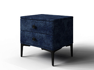 Тумба Verda Minimalism (Ткань: Микрошенилл Rialto Сапфир) 45x38