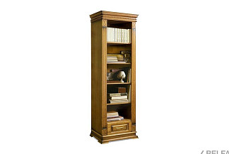 Стеллаж "Верди Люкс 1"; дуб рустикаль с патиной