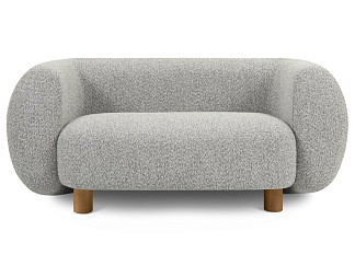 Диван прямой Лонди Bucle Smoky