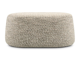 Пуф Керли-3 Букле Бежевый