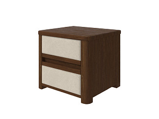 Тумба Орматек Wood Soft (Ткань/Массив (сосна) Мокко (сосна) с брашированием/Ultra Песочный) 45x40