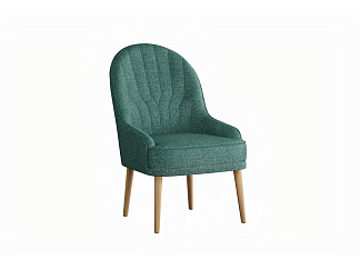 Кресло Орматек Aston (Ткань: Рогожка Шерлок 673 Изумрудный) 62x77