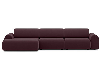 Диван модульный Маиль-3 Velvet Wine