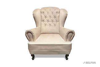 "Челси-1" кресло; нераскл.; 12; венге; Am 25 (гр. 1)