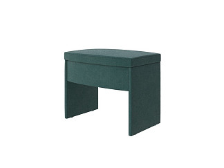 Пуфик Орматек Пуф Vittoria (Ткань: Велюр Sohu Лазурь) 57x39