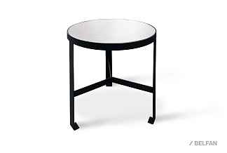 Стол журнальный "Collin" (круглый) малый; А-016.345; металл черный; Просекко