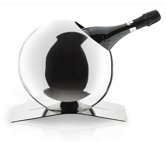 2K300514 Ёмкость для шампанского Garda Decor 30*24*29см серебро