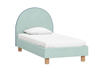Кровать Лора 90 Вельвет Мятный