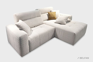 "Apollo Wide" диван с оттоманкой S; нераскл.; 1L+8R; правый; OW6733 2421 (гр. 2/Турция)