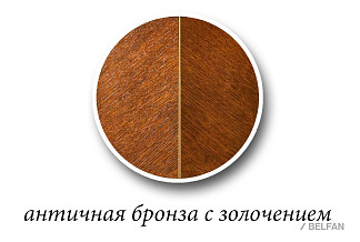 Полка "Алези 1 Люкс"; античная бронза с золочением