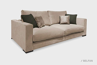 "Мэттью" диван 3-х местный; раскл.; 3М; "Тик-так" (1960x1680); деревянные черные; Vogue 02+Vogue 11+Vogue 02 (гр.1/МТХ)