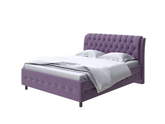 Кровать Como (Veda) 4 с ПМ + Матрас Orto Comfort Middle (Ткань: Микрофибра Diva Вечерний ирис) 200x200