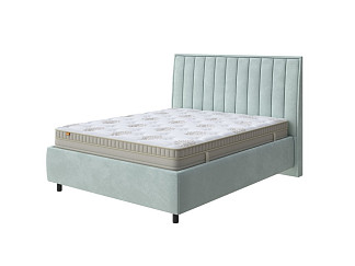 Кровать Majesty с ПМ + Матрас Millenium (Ткань: Велюр Casa Мятный) 180x190