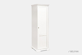 Шкаф 1-но дверный для прихожей "Лика" (правый); белая эмаль