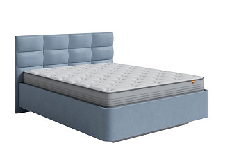 Кровать Fly Como (Veda) 8 + Матрас Orto Comfort Hard (Ткань: Микровелюр Manhattan Тихий океан) 120x200