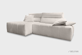 "Apollo Wide" диван индивидуальной модификации; нераскл.; 06+11R; Ideal Milk10+Ideal Milk10+Ideal Milk10 (гр.2/Турция)