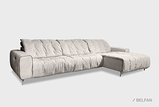 "Грей" диван с оттоманкой; раскл.; 1EL+10W+8R; Реклайнер; Nashville 01(38926)+Oracul 290(30737) (гр. 3)