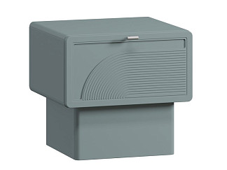 Тумба прикроватная Монсон 1.2-45x42 Серо-зеленый